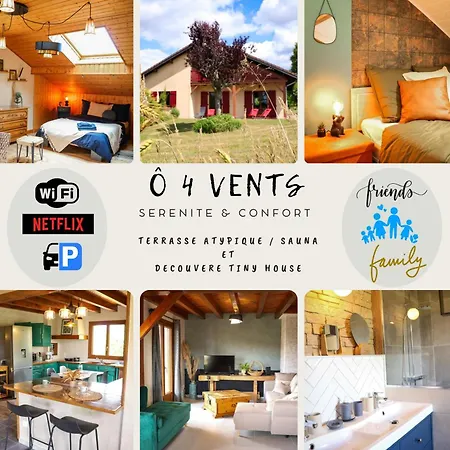 O 4 Vents 10 Pers Avec Sauna Bellefontaine