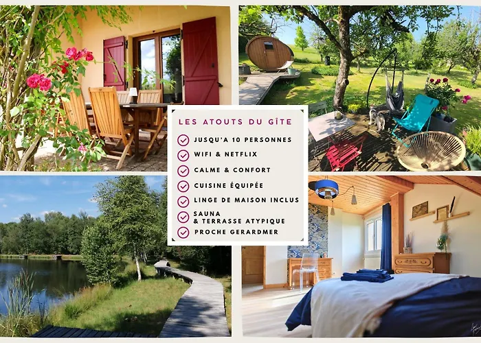 O 4 Vents 10 Pers Avec Sauna Prázdninový dům Bellefontaine (Vosges)